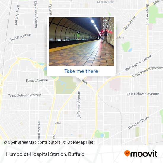 Humboldt-Hospital Station map