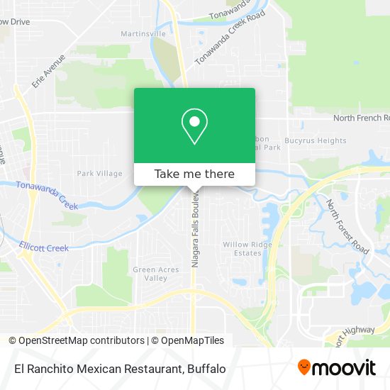 El Ranchito Mexican Restaurant map