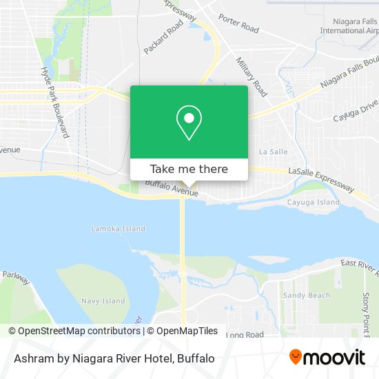 Mapa de Ashram by Niagara River Hotel