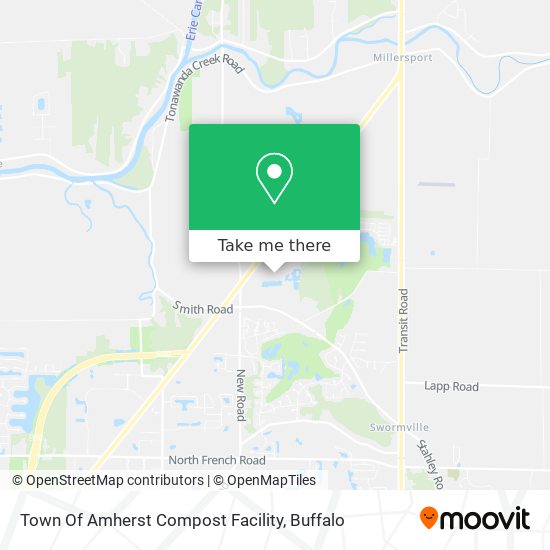 Mapa de Town Of Amherst Compost Facility