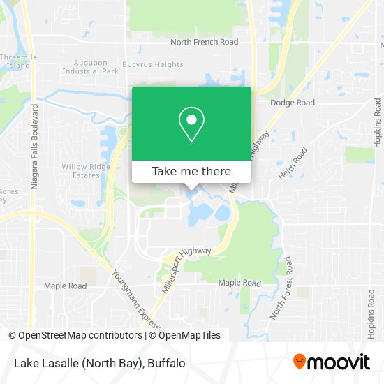 Mapa de Lake Lasalle (North Bay)