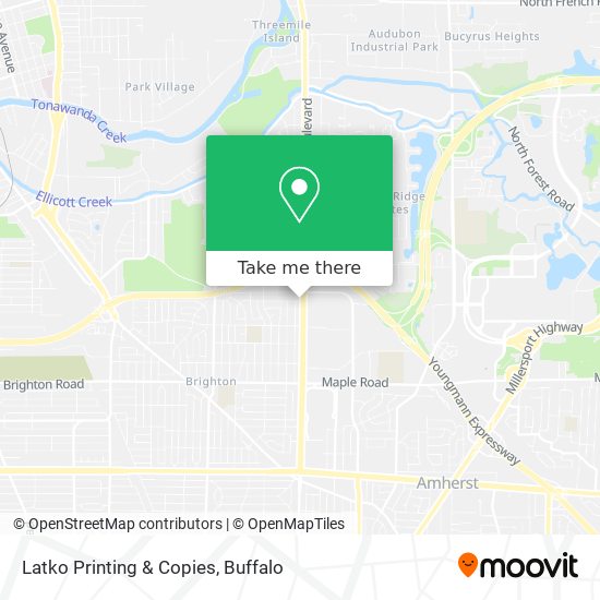 Latko Printing & Copies map