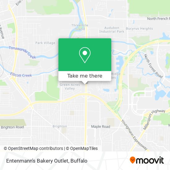 Mapa de Entenmann's Bakery Outlet