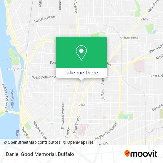 Mapa de Daniel Good Memorial
