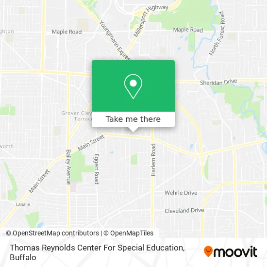 Mapa de Thomas Reynolds Center For Special Education