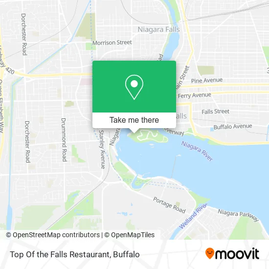 Top Of the Falls Restaurant map