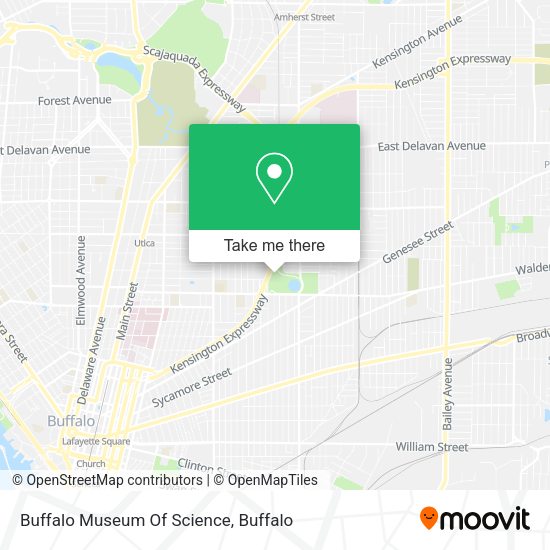 Buffalo Museum Of Science map