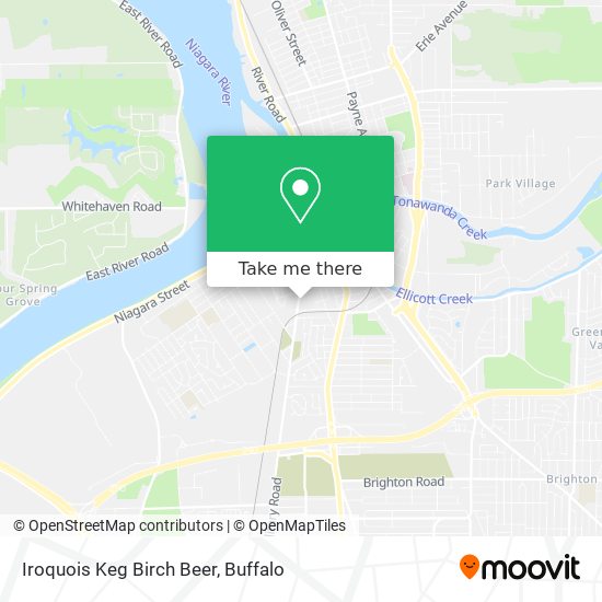 Mapa de Iroquois Keg Birch Beer