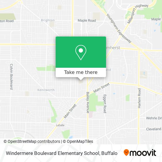 Mapa de Windermere Boulevard Elementary School
