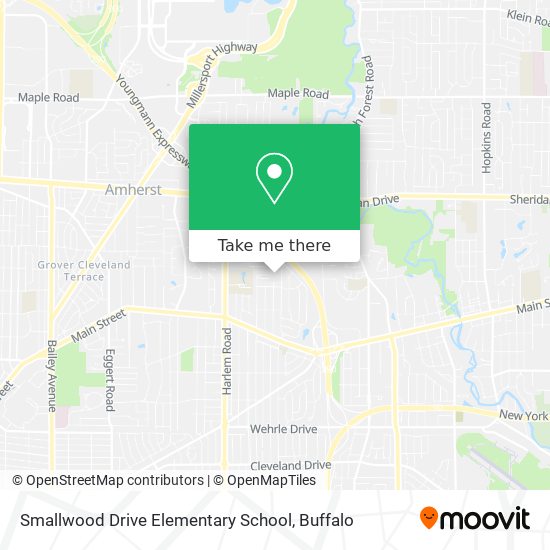 Smallwood Drive Elementary School map