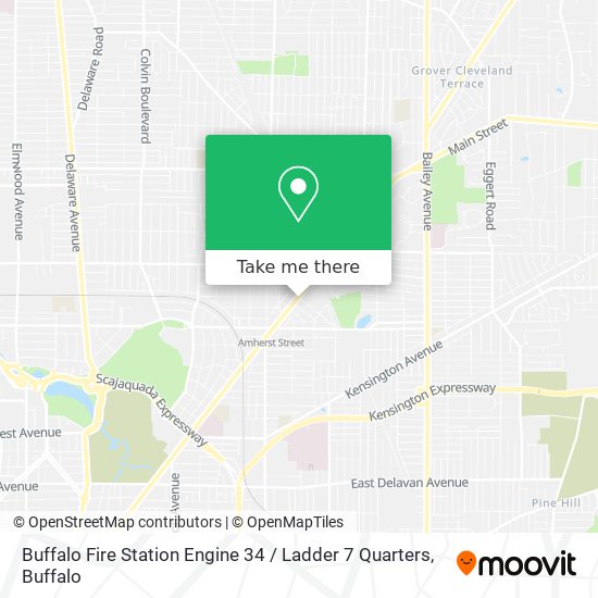 Buffalo Fire Station Engine 34 / Ladder 7 Quarters map