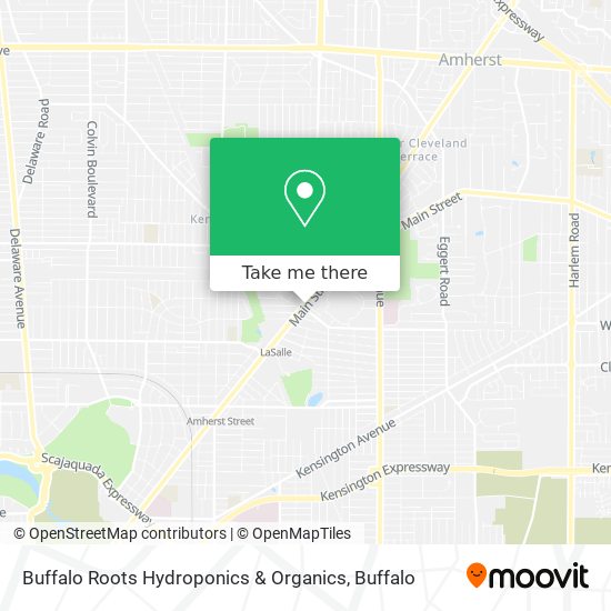 Buffalo Roots Hydroponics & Organics map