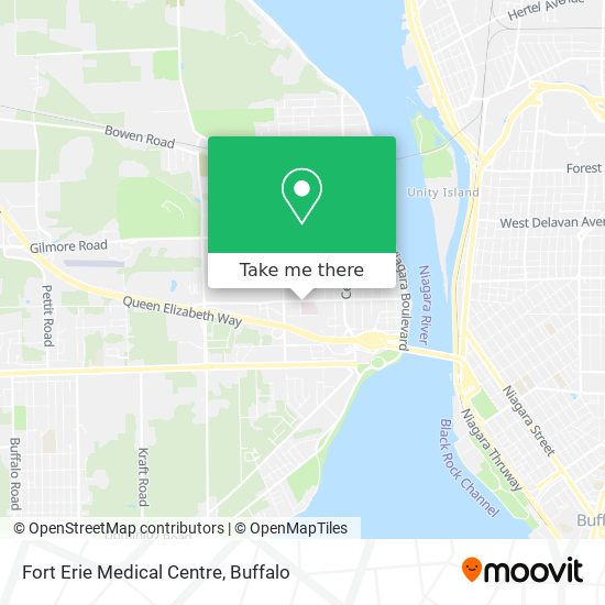 Mapa de Fort Erie Medical Centre