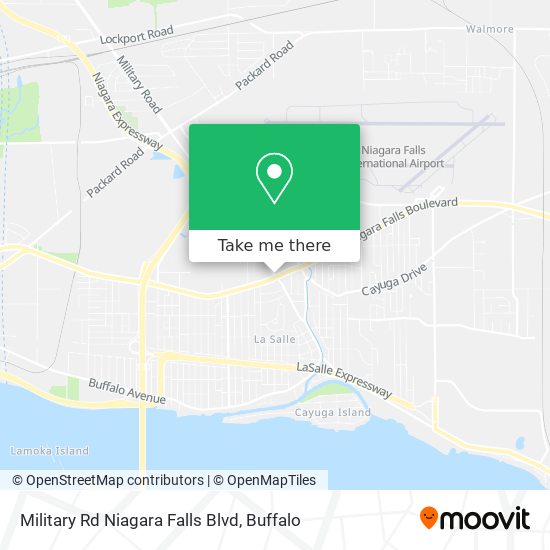 Military Rd Niagara Falls Blvd map