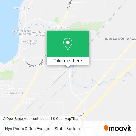 Nys Parks & Rec Evangola State map