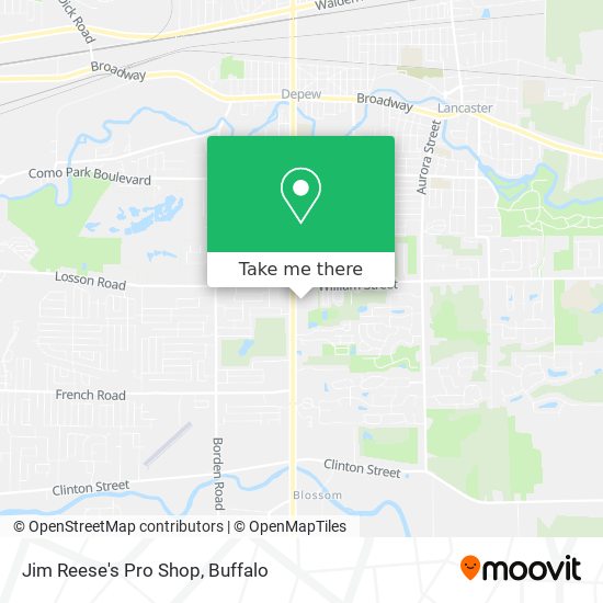 Mapa de Jim Reese's Pro Shop
