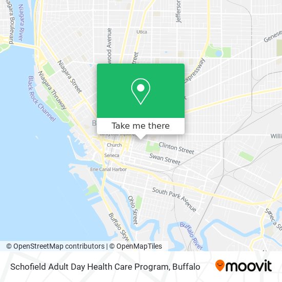Schofield Adult Day Health Care Program map