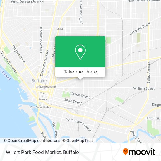 Willert Park Food Market map