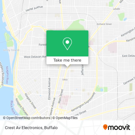 Crest Av Electronics map