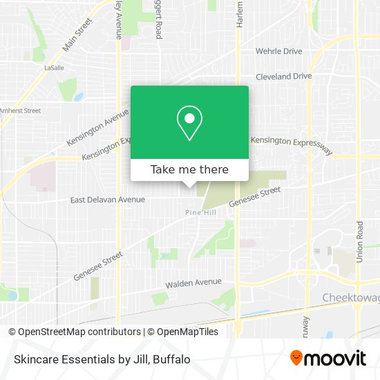 Skincare Essentials by Jill map