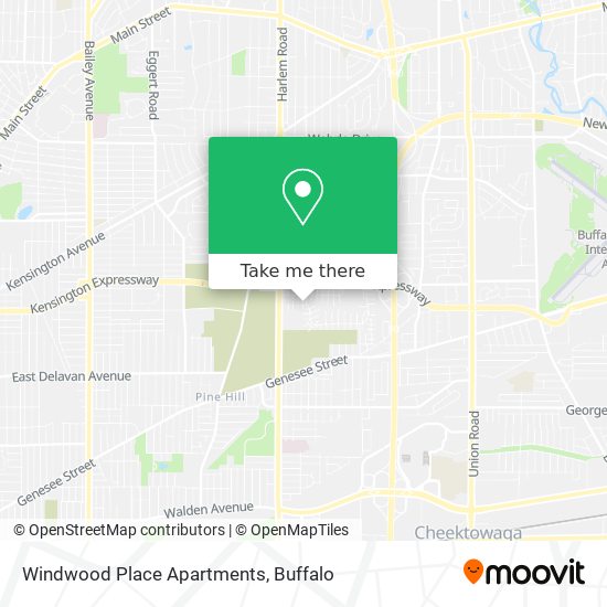 Windwood Place Apartments map