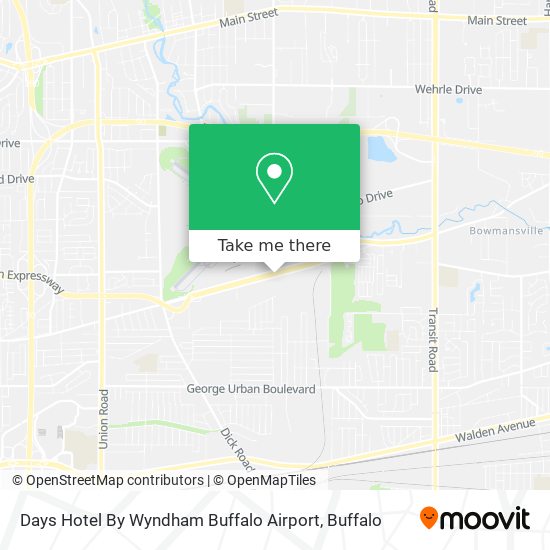 Days Hotel By Wyndham Buffalo Airport map