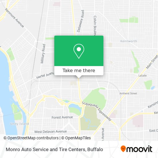 Monro Auto Service and Tire Centers map