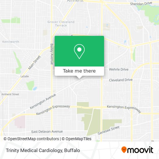 Mapa de Trinity Medical Cardiology