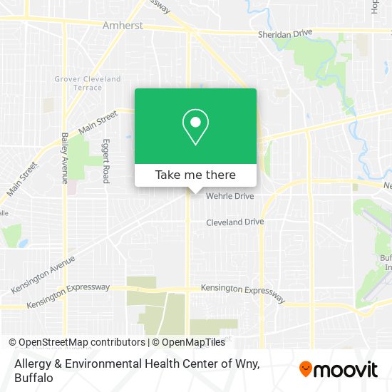 Allergy & Environmental Health Center of Wny map