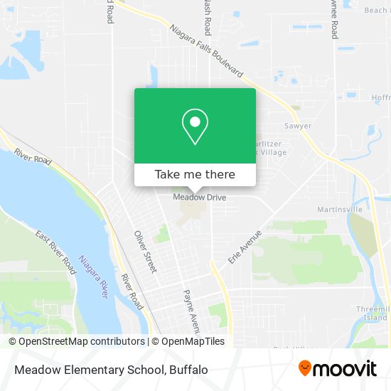 Mapa de Meadow Elementary School