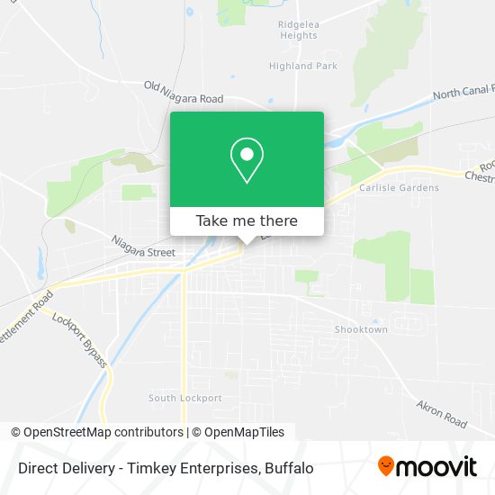 Direct Delivery - Timkey Enterprises map