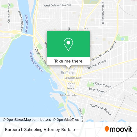 Barbara L Schifeling Attorney map