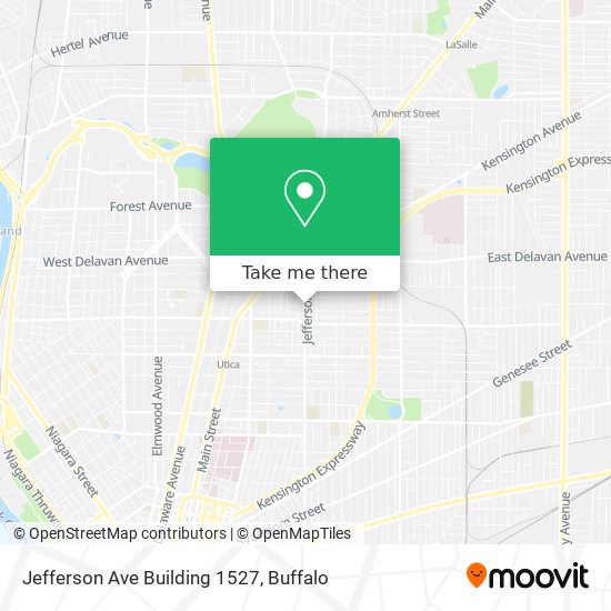 Mapa de Jefferson Ave Building 1527