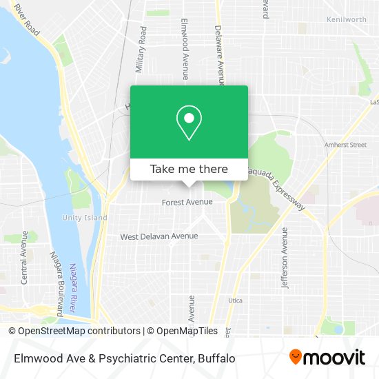Mapa de Elmwood Ave & Psychiatric Center