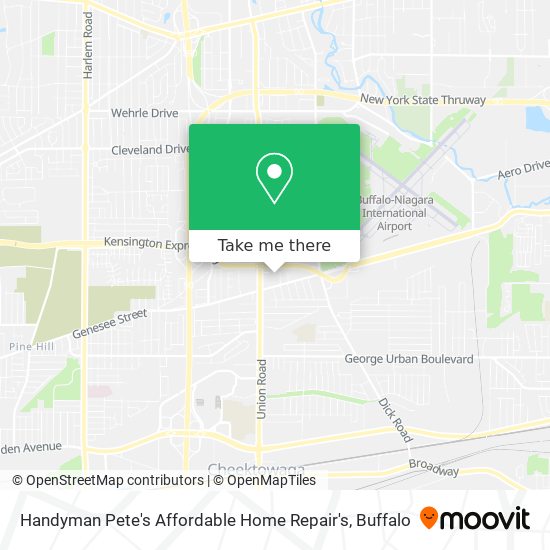 Handyman Pete's Affordable Home Repair's map