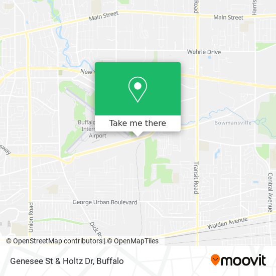 Genesee St & Holtz Dr map