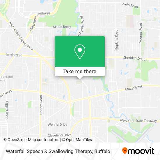 Waterfall Speech & Swallowing Therapy map