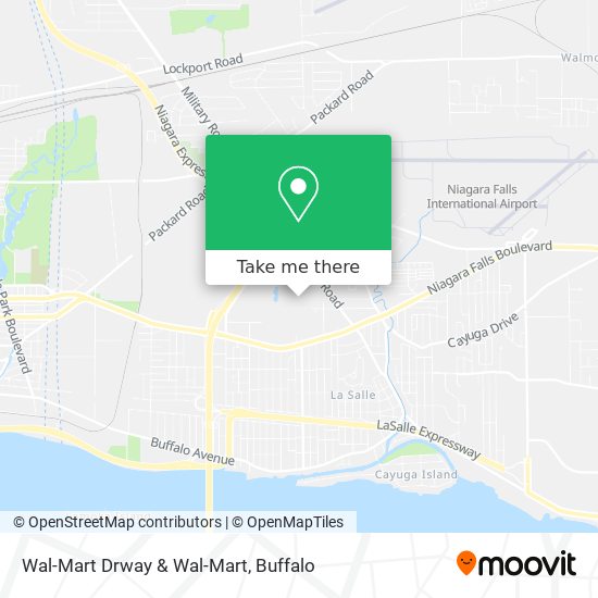 Mapa de Wal-Mart Drway & Wal-Mart