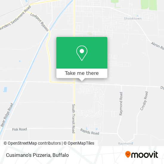 Cusimano's Pizzeria map