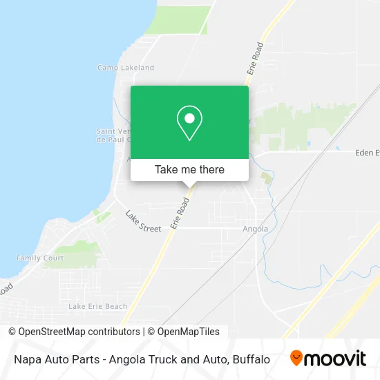 Mapa de Napa Auto Parts - Angola Truck and Auto