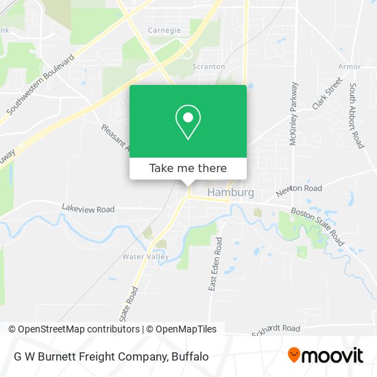 Mapa de G W Burnett Freight Company