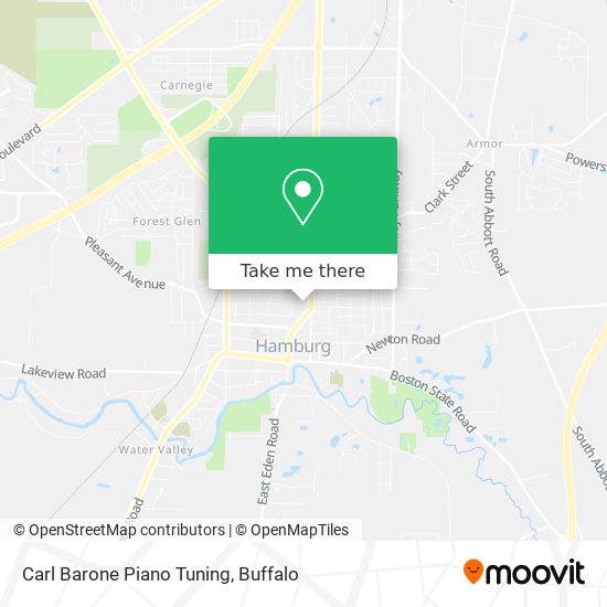 Mapa de Carl Barone Piano Tuning