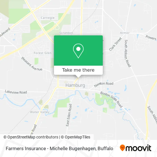 Farmers Insurance - Michelle Bugenhagen map