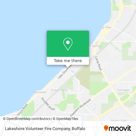 Mapa de Lakeshore Volunteer Fire Company