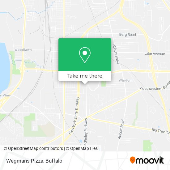 Wegmans Pizza map