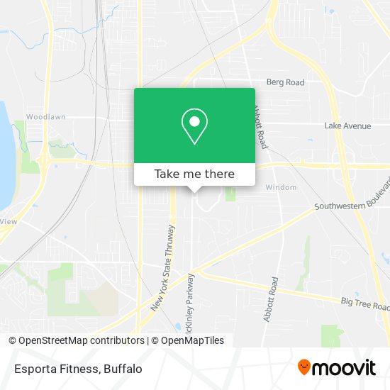 Mapa de Esporta Fitness