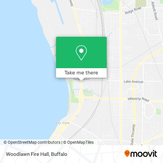 Woodlawn Fire Hall map