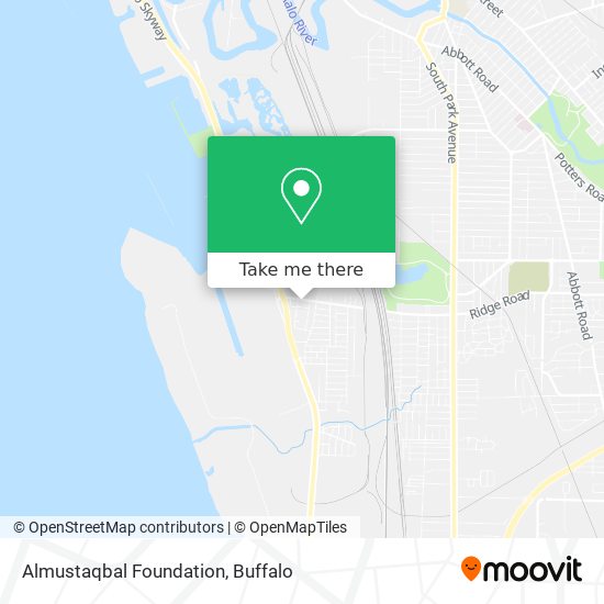 Mapa de Almustaqbal Foundation