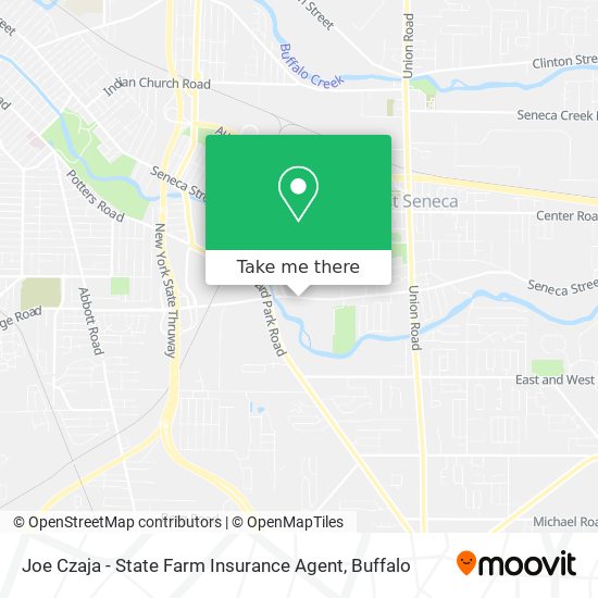 Joe Czaja - State Farm Insurance Agent map