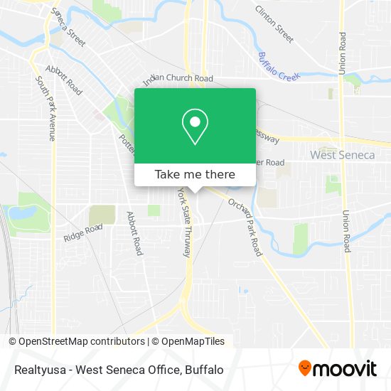 Realtyusa - West Seneca Office map
